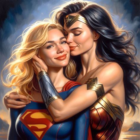 Wonder Woman and Supergirl by HeadlessApe on DeviantArt