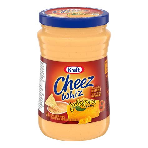 Kraft Jalapeno Tex Mex Cheez Whiz, 450g/15.9 oz