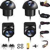 Woschmann Car Camera 360 Degree View AHD 720P/1080P 360 Camera for Car ...