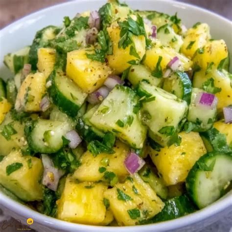 Classic Pineapple Cucumber Salad: Refreshing Recipe You’ll Love! - Eats ...