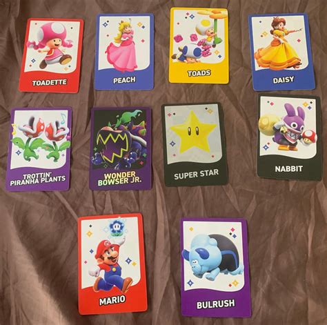 I Got Super Mario Bros Wonder Trading Cards by UTF1998 on DeviantArt