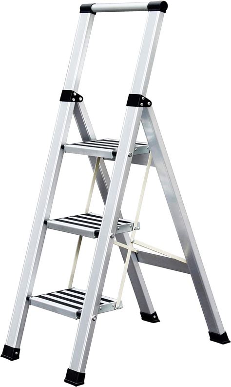 Tatkraft Upgrade Folding 3 Step Ladder with India | Ubuy