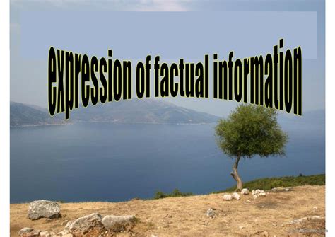 exp of having factual information: English ESL powerpoints