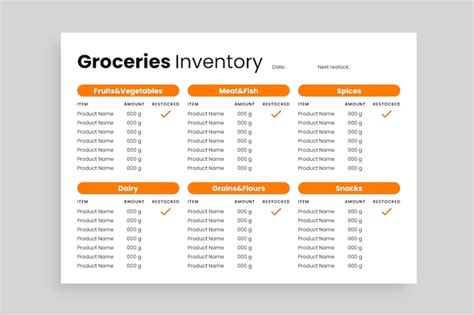 Retail Inventory Checklist 的图像结果
