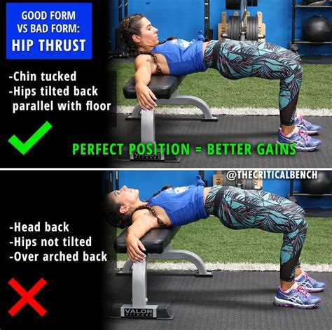 Proper Form For Hip Thrusts at Micheal Weston blog