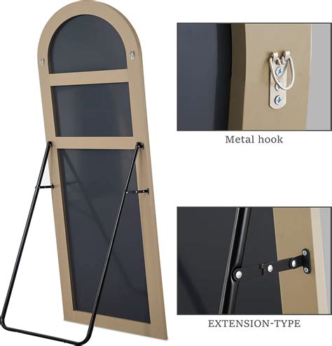 Buy NeuType 64x21 Arched Full Length Mirror Large Arched Floor Mirror ...
