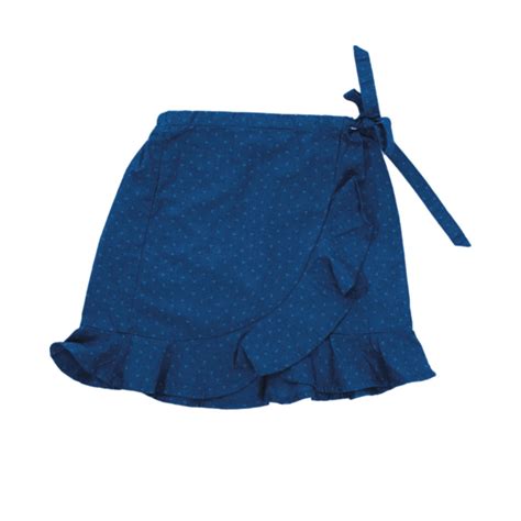 Girls River Indigo Printed Skirt – Peekaboo Patterns