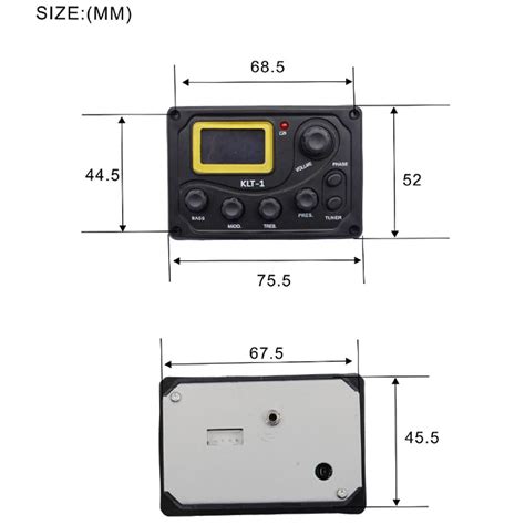 ⚡️Buy Maxbell Acoustic Guitar Preamp Piezo Pickup EQ Equalizer ...