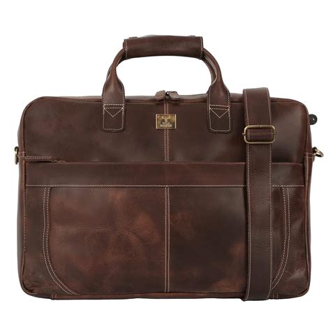 WILD HOOK Full Grain Leather Briefcases for Men | Handcrafted Leather ...