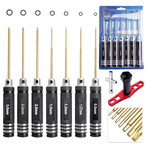1.5 To 4mm Allen Wrenches Precision Hex Allen Key Screwdriver Set - 6 Piece 1.5mm To 4mm Tool ...