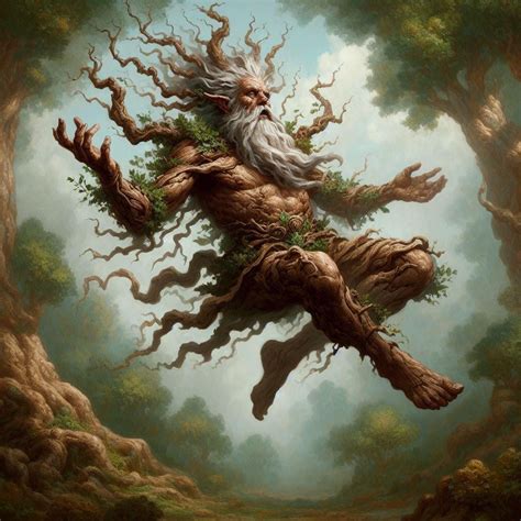 Silvanus the Oak Father, god of wild nature : r/dndai
