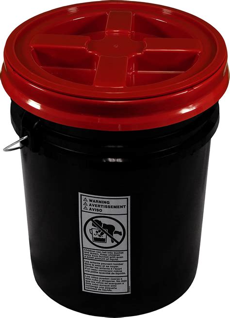 Amazon.com - Black 5 Gallon 90 mil Bucket with Gamma Seal Lid (Black)?