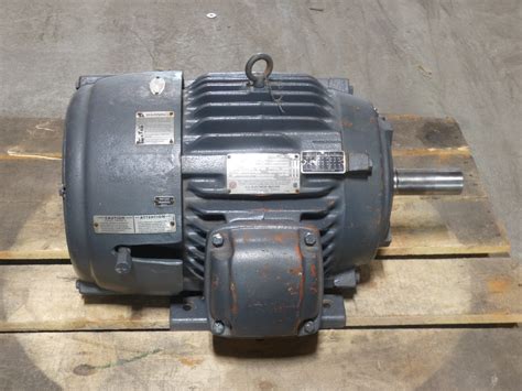 15HP US Electrical Motors Type LC Motor 254T 3PH 1765 RPM 230/460V – GPM Surplus