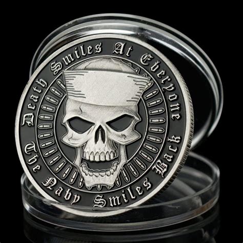 Buy US Coins Silver Skull Pattern US Military Coin Department of States ...
