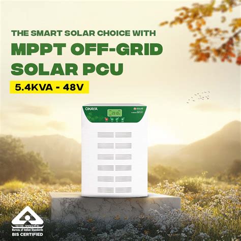 Okaya 5350VA 48V MPPT Solar PCU | Dual Interleaved MPPT | Off-Grid ...