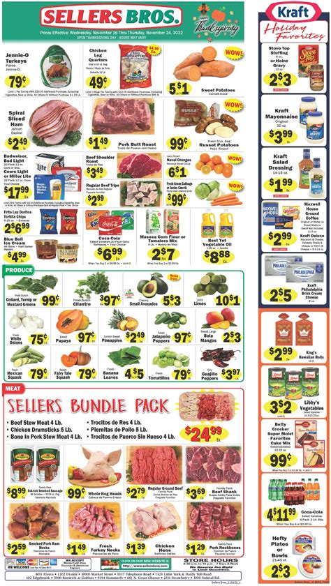 Sellers Bros. Ad Circular - 11/16 - 11/24/2022 | Rabato