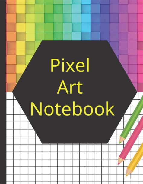 Buy Pixel Art : Pixel art coloring -A4 squared . Sketchbook or squared ...