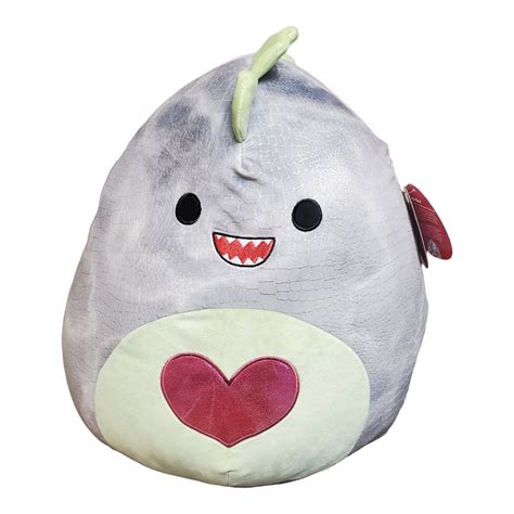 16-Inch Squishmallows Rare Valentines Xander T-Rex Dino Plush Toy with Red Heart - Walmart.com
