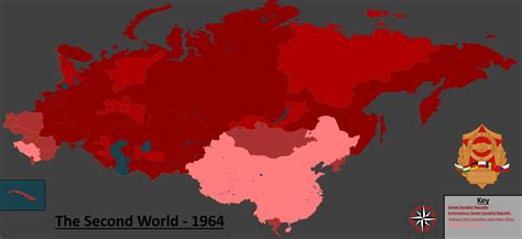 Map of the USSR and the Second World : r/MapPorn