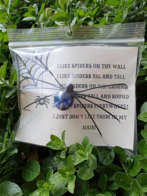 Poem Spiders (blue) – Rossendale Cottage