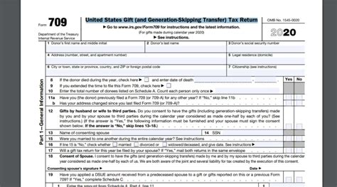 Completed Sample IRS Form 709 Gift Tax Return for 529 Superfunding ...