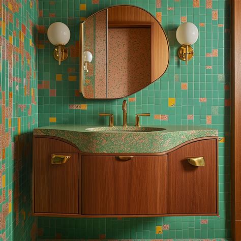 30 Stylish Mid-Century Bathroom Vanities for Vintage Charm
