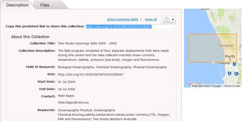 Research Project Metadata Table Example 的图像结果