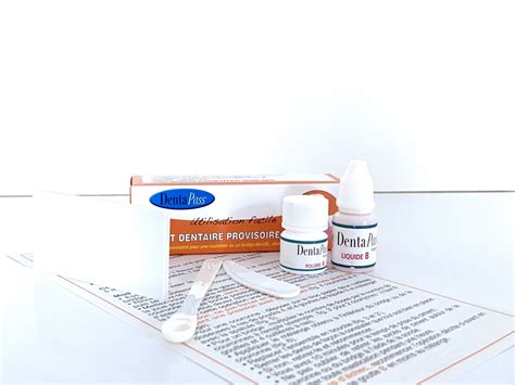 Dent Provisoire Pharmacie