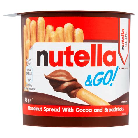 NUTELLA® & Go! Hazelnut Spread with Cocoa + Breadsticks 48g - One Stop