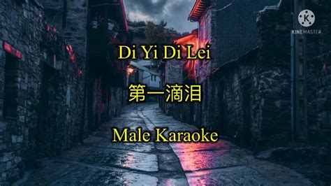 Di Yi Di Lei 第一滴泪 MaLe Karaoke - YouTube