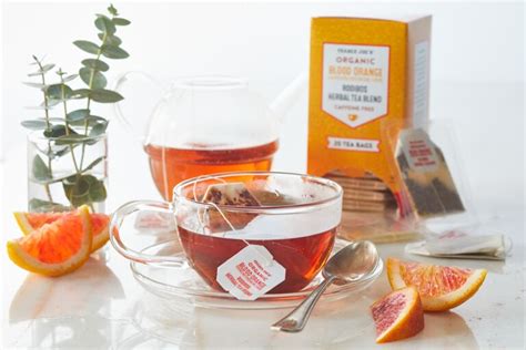 Aromatic Blood Orange Teas : Organic Blood Orange Rooibos Herbal Tea Blend