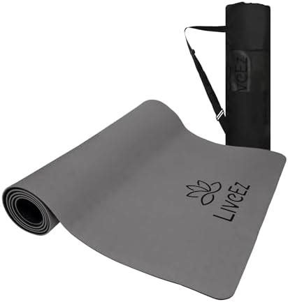 Clear Choice Yoga Mat for Women and Men with Carry Bag and Strap, TPE ...