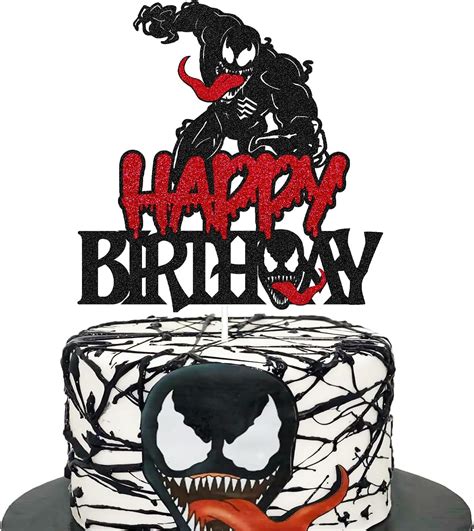 Venom Superhero Cake Topper