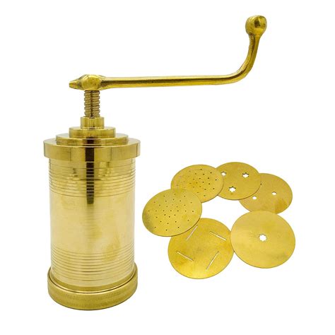 Buy TAZBI Brass Indian Made sev Maker/idiyappam Maker/Sevanazhi/Sevai ...