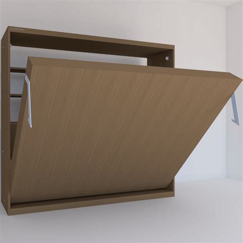 Queen Size Horizontal Wall Bed with Storage – InvisibleBed.com