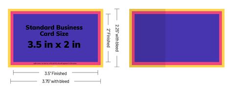 Business Card Template Dimensions 的图像结果
