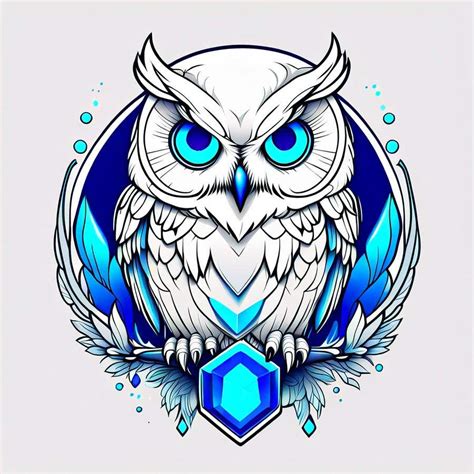 Entry #81 by NikolaCocaCola for A simple drawing of a snow owl holding ...