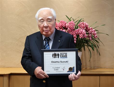 Osamu Suzuki inducted into The Motoring Hall of Fame | Autocar Professional