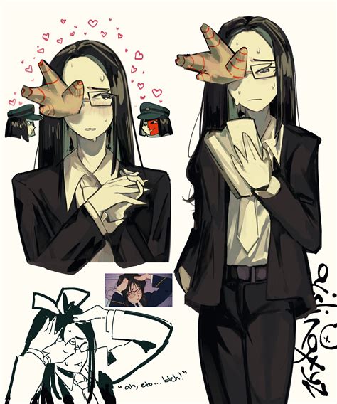 ena, coral glasses, salesperson ena, and meanie ena (ena and 1 more ...