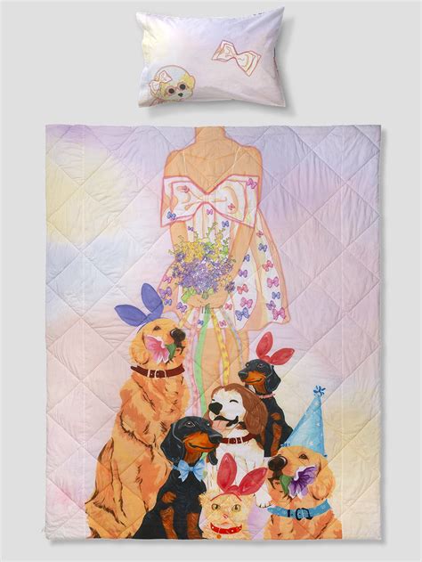 Shop Premium Egyptian Cotton Print Garden Fairy Reversible Quilt – The ...