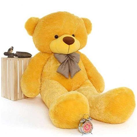 Buy Nihan Enterprises Yellow Teddy Bear Big Size 5 feet (60 Inch - 152 ...