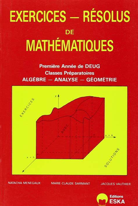 Amazon.in: Buy Exercices resolus de mathematiques Book Online at Low ...