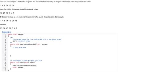 Image result for Swapping an Array Integers in Java