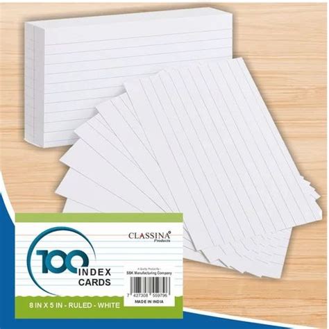 Index Cards - Ruled Index Cards Manufacturer from Pune