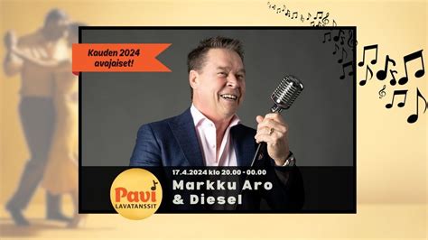Pavin kauden avajaiset 2024 - Markku Aro & Diesel, Helsinki Paviljonki ...