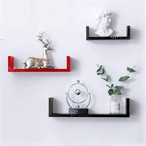 HABIBA ART GALLERY Wall Shelf U Rac Floating Wall Mount/Wall Storage ...