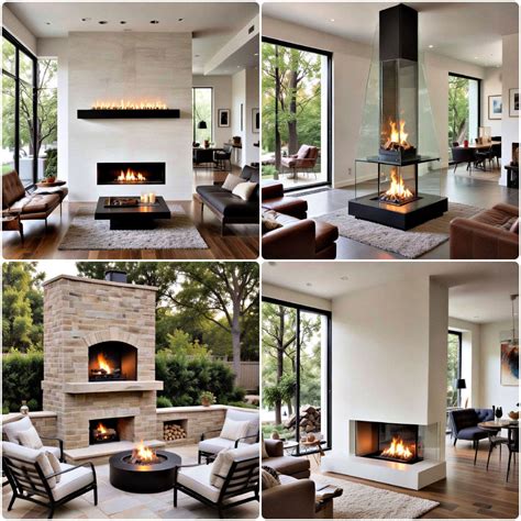 15 Mid-century Modern Fireplace Ideas for Your Home