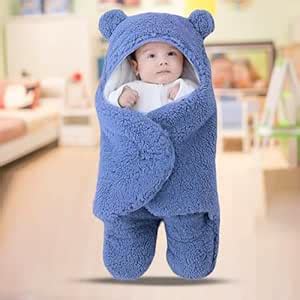 Buy Bumtum 3-in-1 Hooded Baby Soft Blanket Wrapper| Double Layered ...