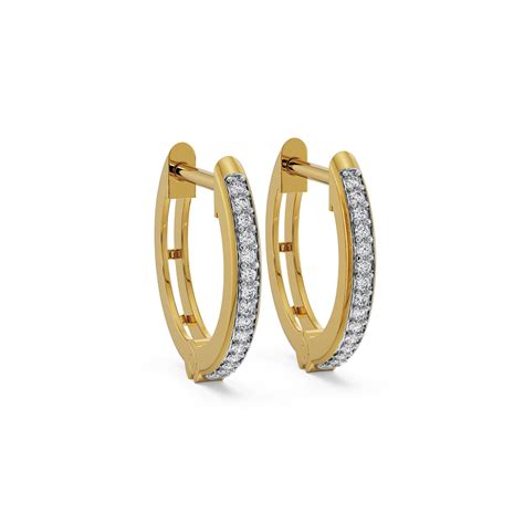 Buy Round Lab Grown Diamond Hoops Online - Shop Lab Grown Diamonds at Emori