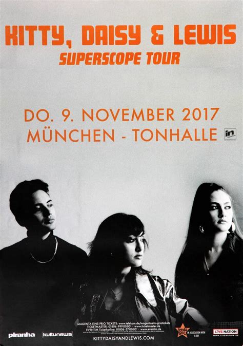 Kitty,Daisy & Lewis - Superscope Tour, München 2017, £ 19.91